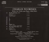Charles Wuorinen <br> Works for violin and piano (1969-1983) <BR> BRIDGE 9008