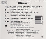 New Music with Guitar, Vol. 4 <br> David Starobin, guitar <BR> BRIDGE 9022