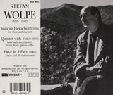 Music of Stefan Wolpe, Vol. 1 <BR> BRIDGE 9043