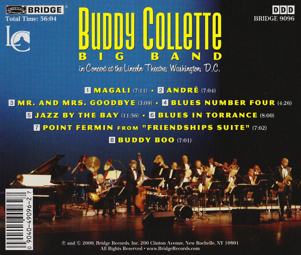 The Buddy Collette Big Band in Concert BRIDGE 9096 – Bridge Records