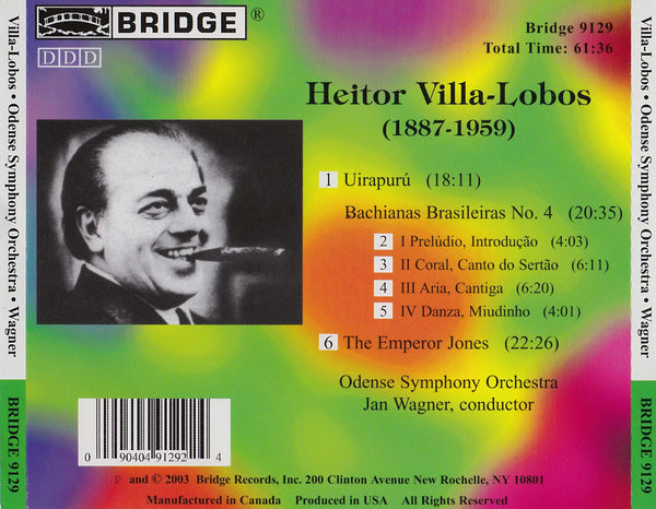 Heitor Villa-Lobos Orchestral Works BRIDGE 9129 – Bridge Records