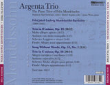 Argenta Trio: The Piano Trios of Felix Mendelssohn <BR> BRIDGE 9338