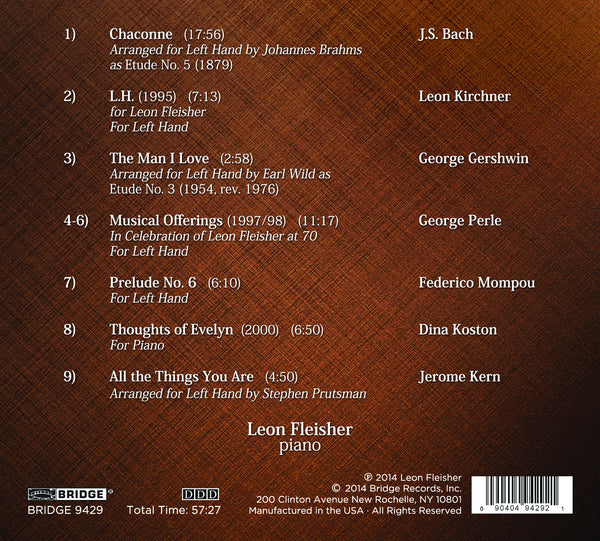 Leon Fleisher: All the Things You Are BRIDGE 9429 – Bridge Records