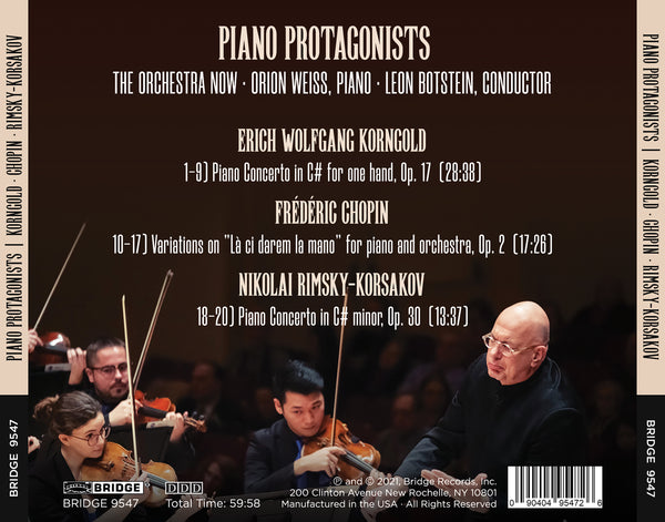 Piano Protagonists: Music for Piano and Orchestra BRIDGE