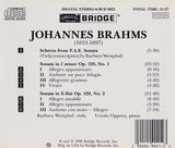 Brahms: Music for Viola and Piano <BR> BRIDGE 9021