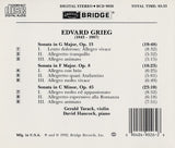 Edvard Grieg <BR> Sonatas for Violin and Piano <BR> BRIDGE 9026