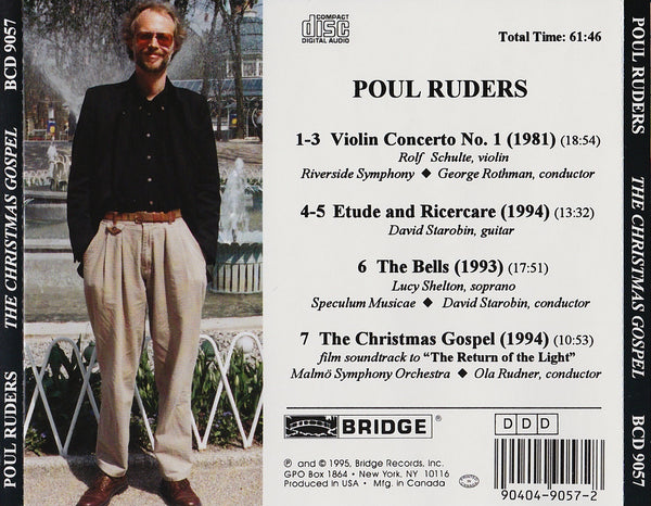 The Music of Poul Ruders, Vol. 2 BRIDGE 9057 – Bridge Records