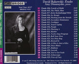 David Rakowski: Piano Etudes, Vol. 1 <BR> BRIDGE 9121