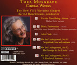Thea Musgrave: Choral Works <BR> BRIDGE 9161
