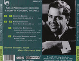 Great Performances from the Library of Congress, Vol. 22 <br> Henryk Szeryng, violin <BR> BRIDGE 9179