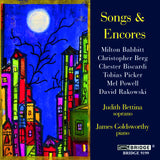 Songs and Encores <br> Judith Bettina, soprano <BR> BRIDGE 9199
