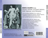 Benita Valente: Great Singers of the 20th Century <BR> BRIDGE 9316