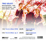 Trio Solisti plays Ravel & Chausson <BR> BRIDGE 9440